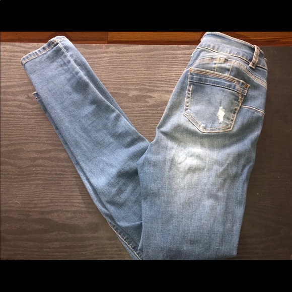 ❌!Sold! Fashion Nova Distressed Jeans - Picture 4 of 6